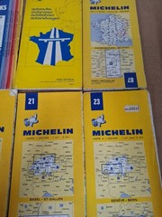 Vintage Michelin/AA Road Maps/ Guides Europe Joblot