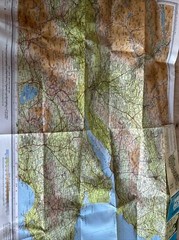 FIRTH OF TAY Bartholomew Half Inch Map 1979 No 49 St Andrews Perth DUNKELD
