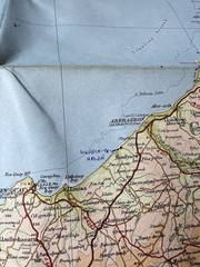 Bartholomew Map Cardigan Aberystwyth Wales Vintage 70s 1971 Paper ½” FreePost UK