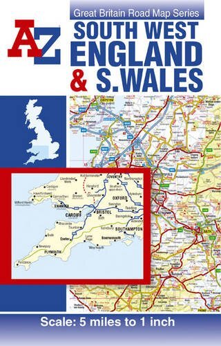 South West England & South Wales Ro… by Geographers A-Z Map Sheet map, folded