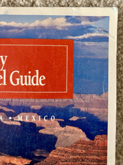 Vtg. 1992 Rand McNally US Road Atlas Color Highway Maps w/ Canada Mexico 96 page