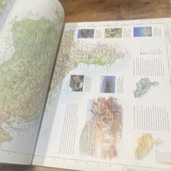 The Illustrated World Atlas Hardcover Illustrated World Atlas Book English