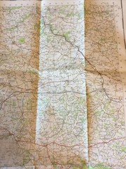 1960 Ordnance Survey One Inch Seventh Series Map 174 Okehampton (incl Tavistock