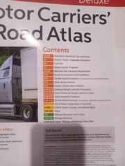 2025 Deluxe Motor Carriers Road Atlas– Laminated Pages–Rand McNally