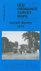 MAP OF Cardiff North 1915 Glamorgan Sheet 43.11 NEW