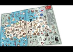 Turkic Turkish Nation History Atlas Book Adult Children Kazakh Uzbek Turkistan