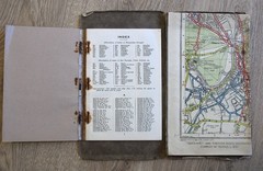 RAC Quickway Motoring Map of LONDON & Outer Districts Fold Out Colour Transport