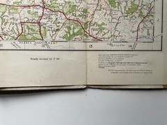 Ordnance Survey Map of Maidstone and Tunbridge Wells. Popular Edition. One Inch.