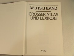 1992 German Atlas – Deutschland Grosser Atlas Und Lexikon (RV Reise)