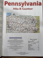 DeLorme Pennsylvania Atlas & Gazetteer Topographic Maps Back Roads 2020 14th Ed.