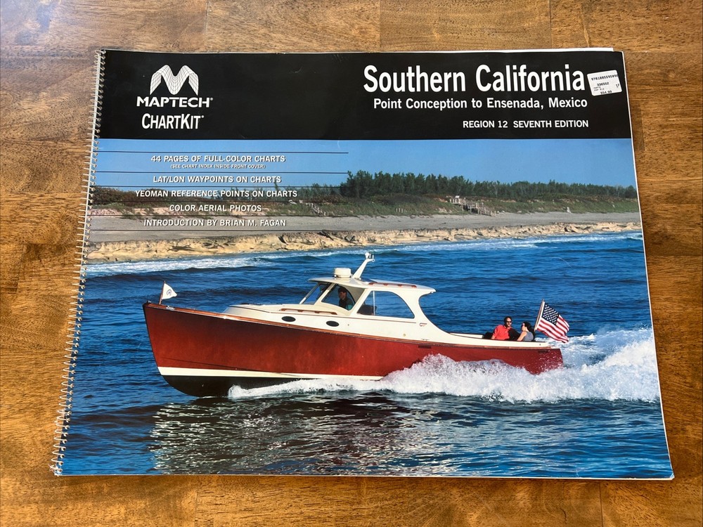 Maptech Chartkit Southern California + Mexico Region 12, 7th Edition