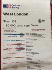 West London Area by Ordnance Survey (1990)