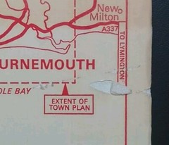Geographia Large Scale Detailed Street Plan: Bournemouth and Poole.