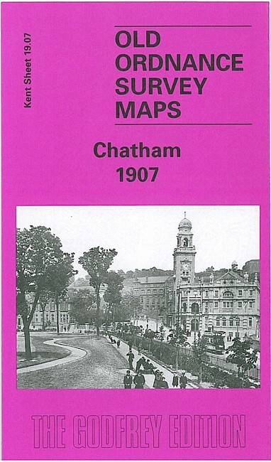 Chatham & Rochester (East) 1907 or 1933 Kent Sheet 19.07