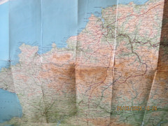 Bartholomew’s “Half Inch” cloth backed map of Pembroke (Contoured) – June 1947