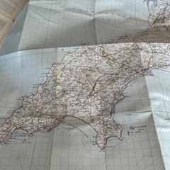 PWLLHELI Sheet 126 1947 CLOTH Sixth Edition Ordnance Survey 1 Inch Nefyn