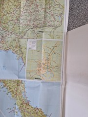 Vintage Bartholomew’s World Travel Map Thailand, Scale 1:1 500 000, 1987