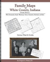 Genealogy Family Maps Cemetery White County Indiana IN