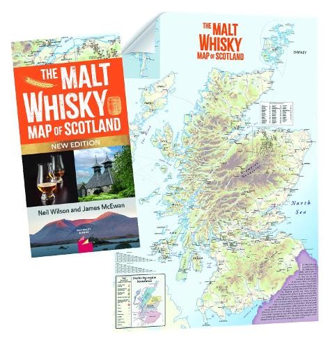 Neil Wilson James McEwan The MALT WHISKY MAP OF SCOTLAND (Map)