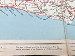 Geographia Clearway Mileage Map Of London And South-East England Sheet 1