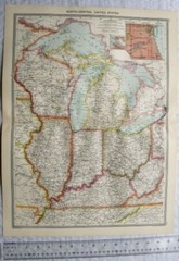 c1907 Harmsworth Plate No. 171-172 North-central United States