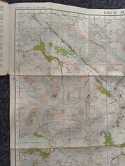 1947 Ordnance Survey Popular Edition One Inch Map 26 Loch Maree And Achnasheen