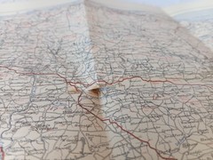 1930s Motoring And Hiking Map Sections (K) And (LL) London Homw Country Maps