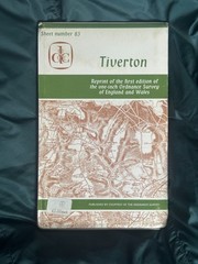 David & Charles, OS Map ,1st Edition,1 Inch Reprint, Tiverton No:83