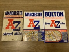 MANCHESTER A-Z Maps Job Lot – Ashton Under Lyne, Altrincham Bolton Bury Rochdale