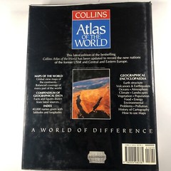 Collins Atlas of the World New Nations Edition Hardcover Geography Maps Book