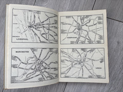 Vintage Road Atlas 1939 – 3 Miles To 1 Inch – Town Maps – England Scotland Wales