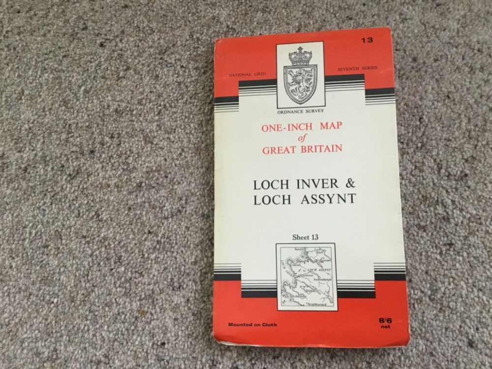 Ordnance Survey Map One Inch, Mostly SEVENTH SERIES in 50s/60s,Majority Scottish