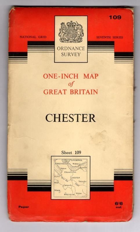 National Grid Seventh Series Sheet 109 Chester : Ordnance Survey