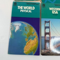 4x BARTHOLOMEW WORLD TRAVEL MAPS USA Eastern Europe Africa Etc. Bundle Job-Lot