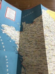 Rare Camping En France Guide And Map 1958