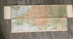 RAC Road Map – 1/4 inch ~ England & Wales ~Sheet 4 S. Wales & Severn – Linen
