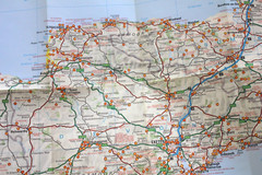 GEOGRAPHIA TOURING MAP, The West Country & South Wales, 1989