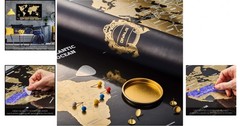 Detailed Extra Large Scratch Off World Map – Luxury Travel Decor & Tracker