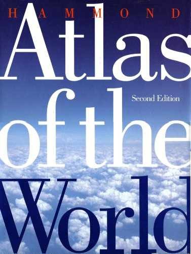 Hammond Atlas of the World – Hardcover, by Hammond Incorporated – Very Good u