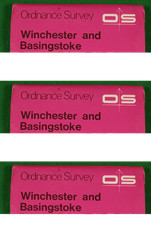 5 x OS Ordnance Survey 1974 Sheet Maps of South & South East England Bundle