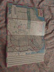 San Francisco SF FASTMAP Laminated Folding CITY Map