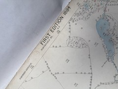 OS First Edition 1884 Northfield Birmingham 1:2500 Map Ordnance Survey Large
