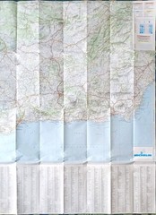 Michelin Map 446: Andalucia, Costa del Sol • Scale – 1:400 000, 1cm: 4km (1997).