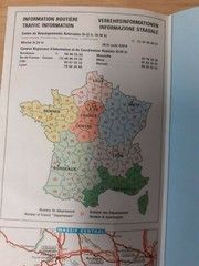 Michelin 989 – France – 1/10,000,000 – 1cm:10km