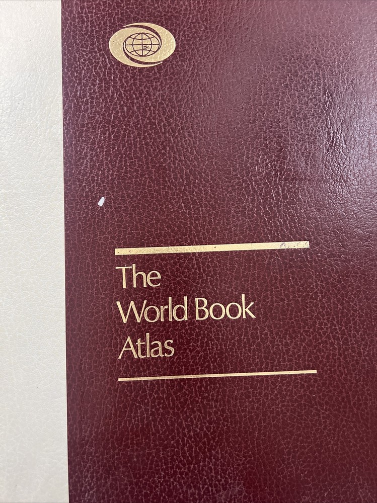 The World Book Atlas – Childcraft International – Scott-Fetzer – Hardback – 1984
