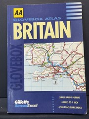 AA Glovebox Atlas Britain Road Map Guide Small Handy Format Vintage Travel