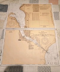 Lake Michigan 6ht Edition Richardsons Chartbook boat Cruising Guide Map Book Vtg