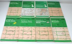 JOB LOT 57 Ordnance Survey Maps bundle British Britain Pathfinder Hiking 4cm-1km