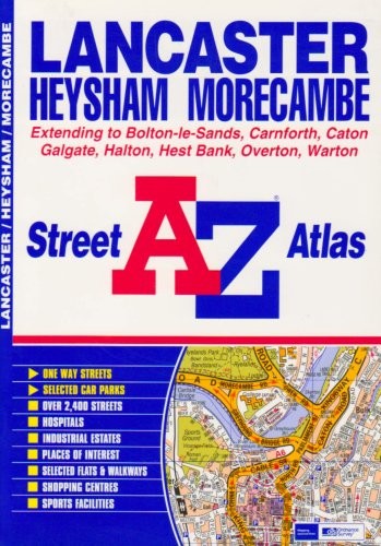 Lancaster Street Atlas by Geographers A-Z Map Company Hardback Book The Fast