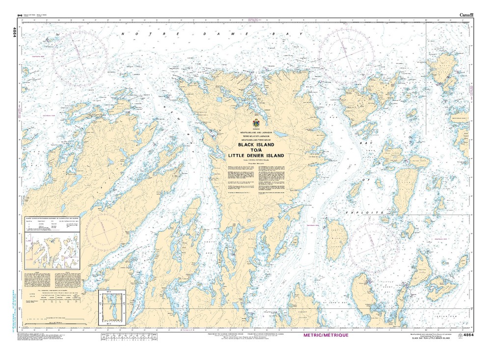 Black Island to / à Little Denier Island | CHS Chart 4864 (34 x 48)